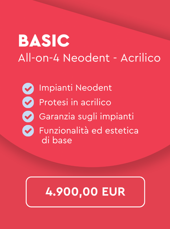 Pacchetto Basic All-on-4 in Croazia